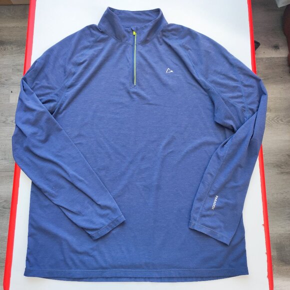 Paradox DriRelease Fresh Guard 1/4 Zip Shirt Mens XL Purple Long Sleeve Top - Picture 1 of 7
